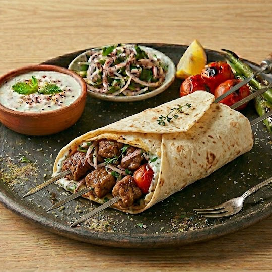 Kuşbaşı Şiş Dürüm (3 Şiş)