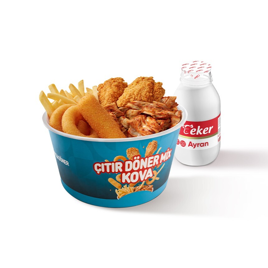 Çıtır Döner Miks (Kova) Menü