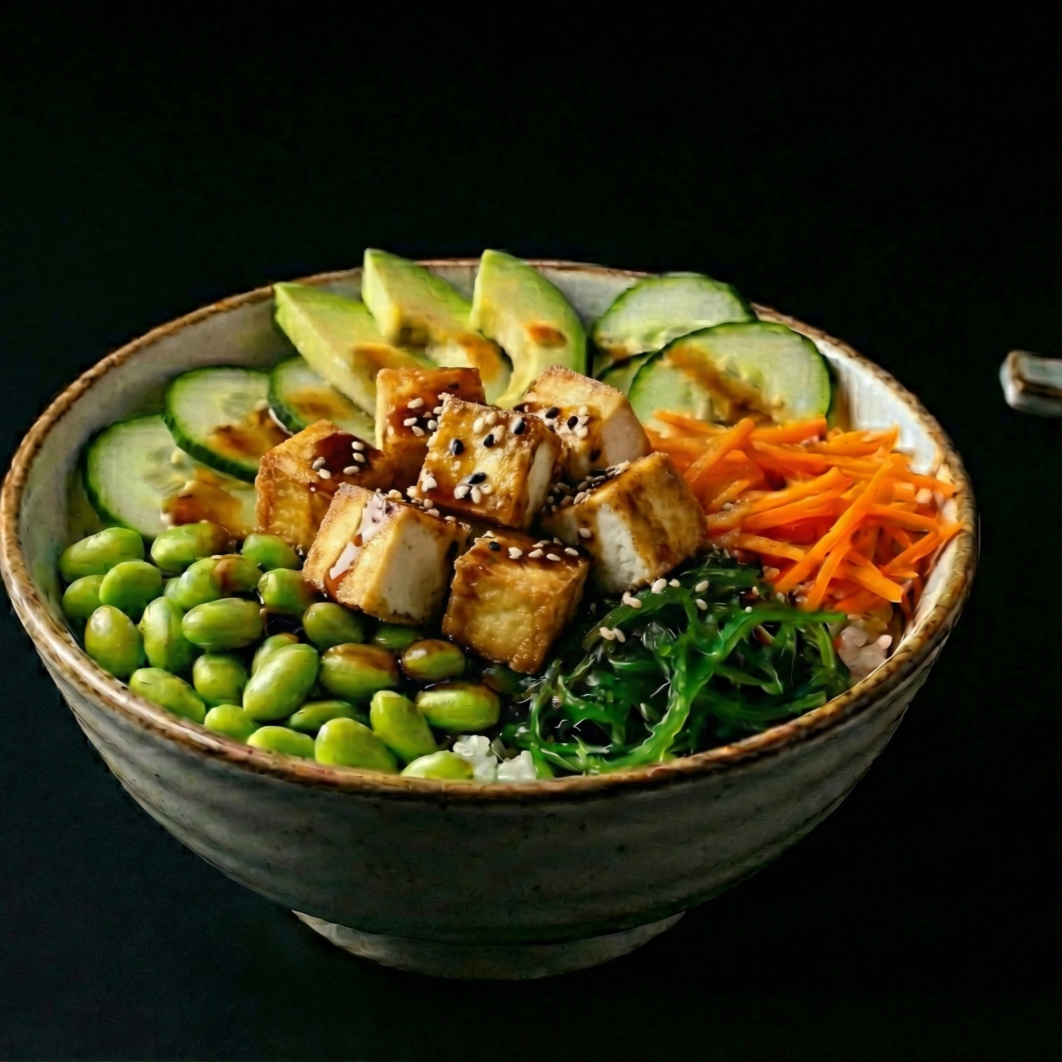 Tofu Poke Bowl (Vegetarian)