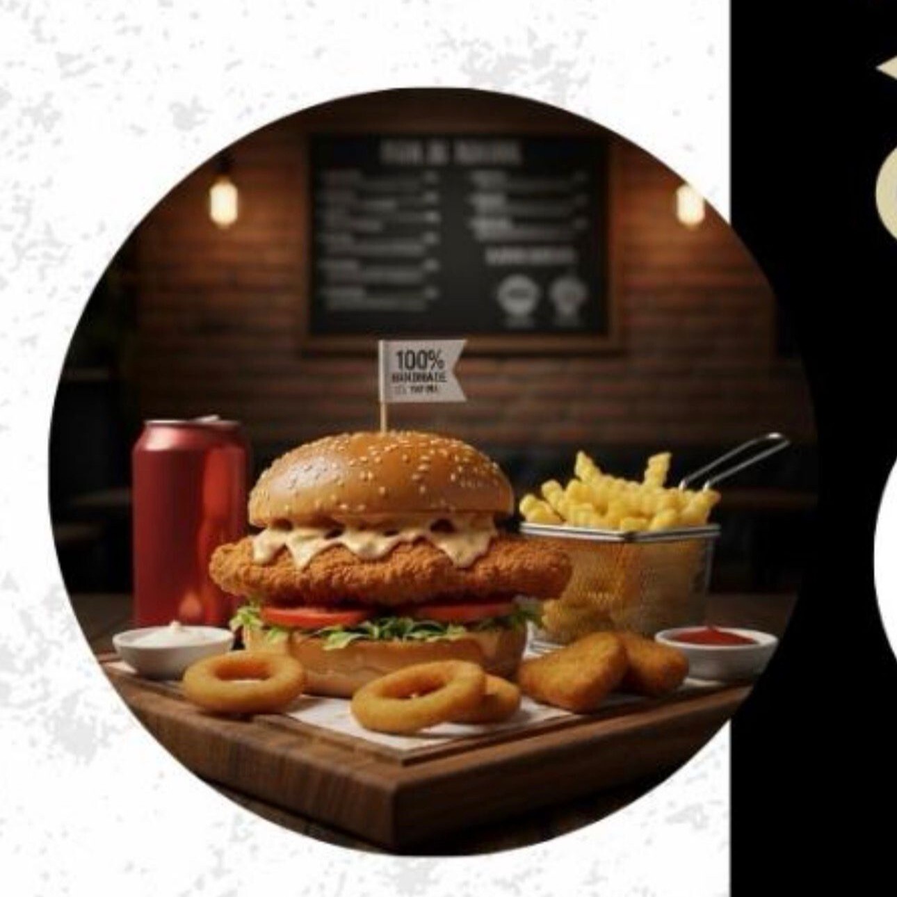 Tavuk Burger Menü