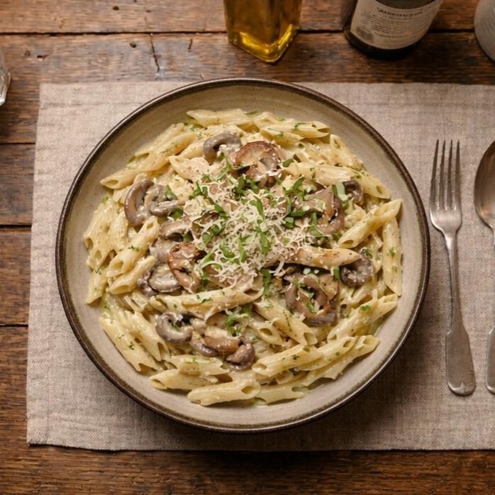 Alfredo Mantarlı Penne