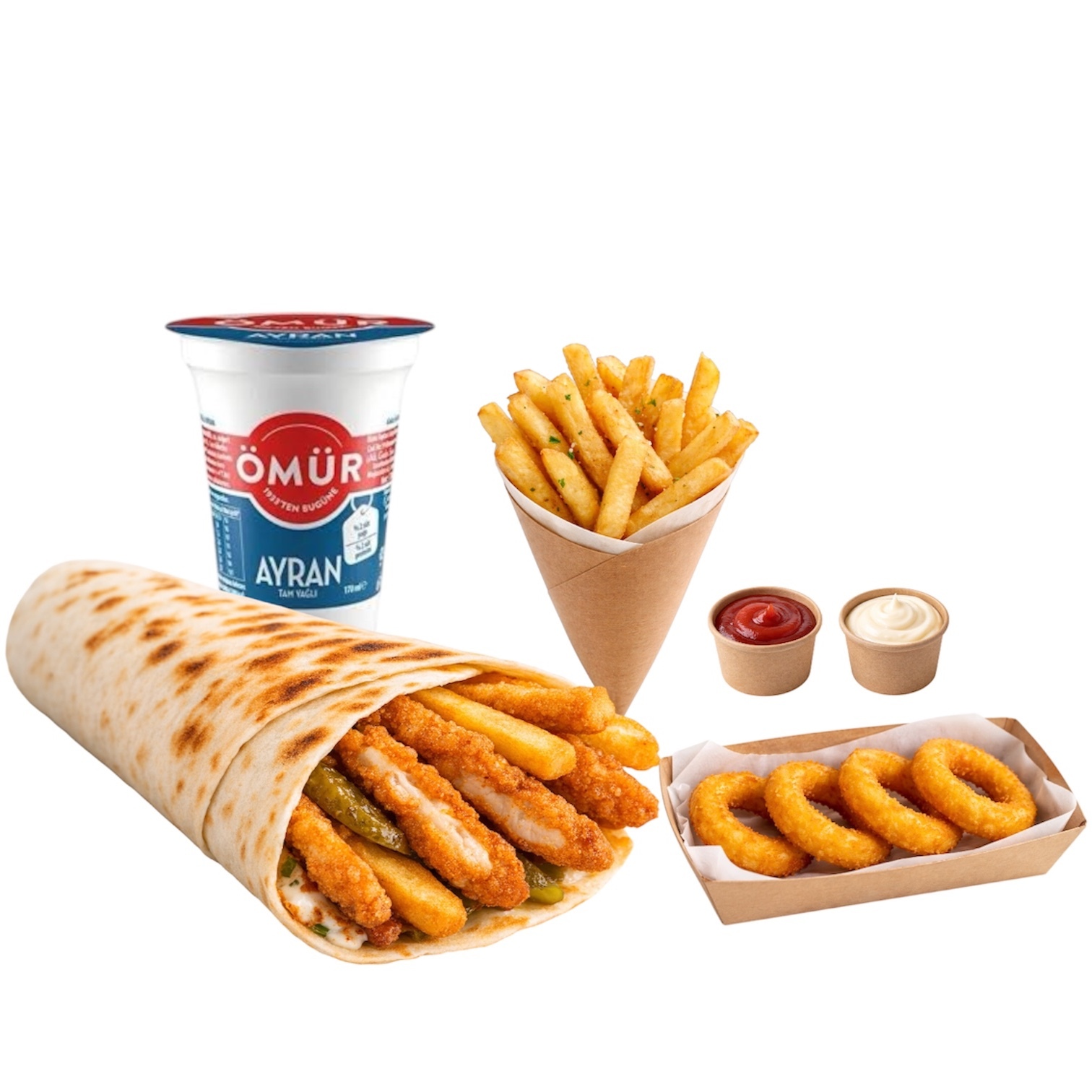 Crispy Çıtır Tenders Jr Wrap Menü