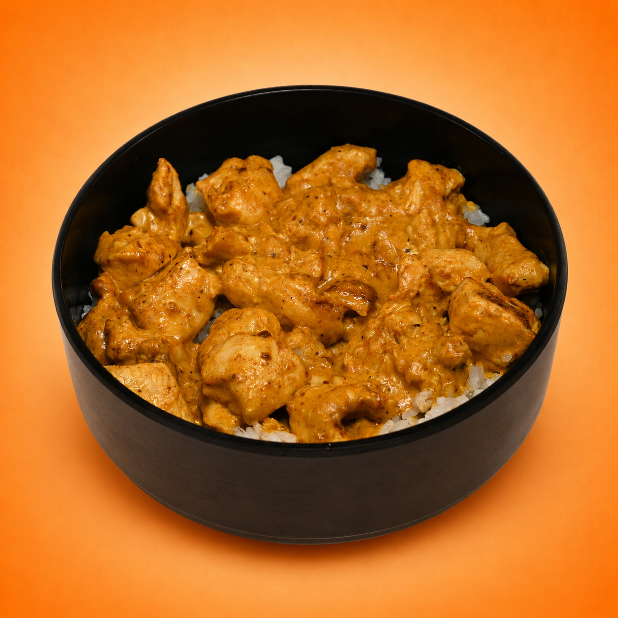 Acı Körili Mantarlı Soslu Tavuklu Pilav