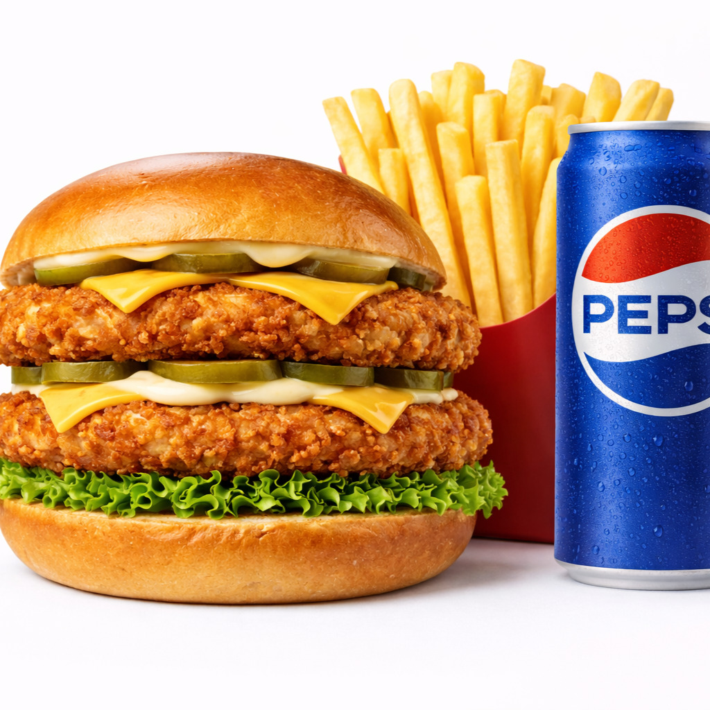 Mr Dubleks Chicken Burger Menu