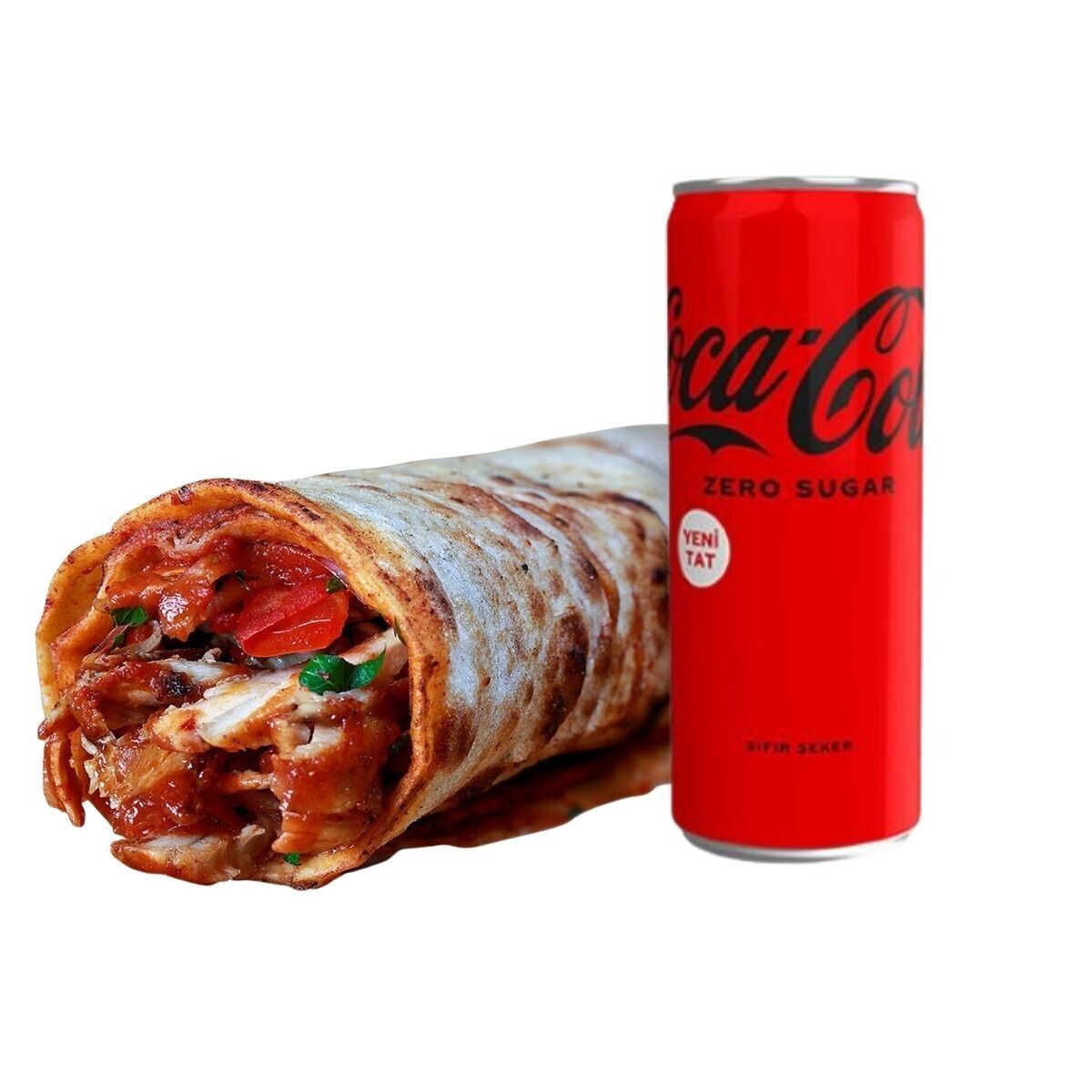 Coca-Cola'lı Ekonomik Tavuk Dürüm Menü