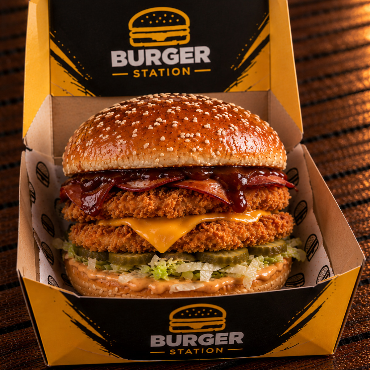 Smoked Double Tavuk Burger