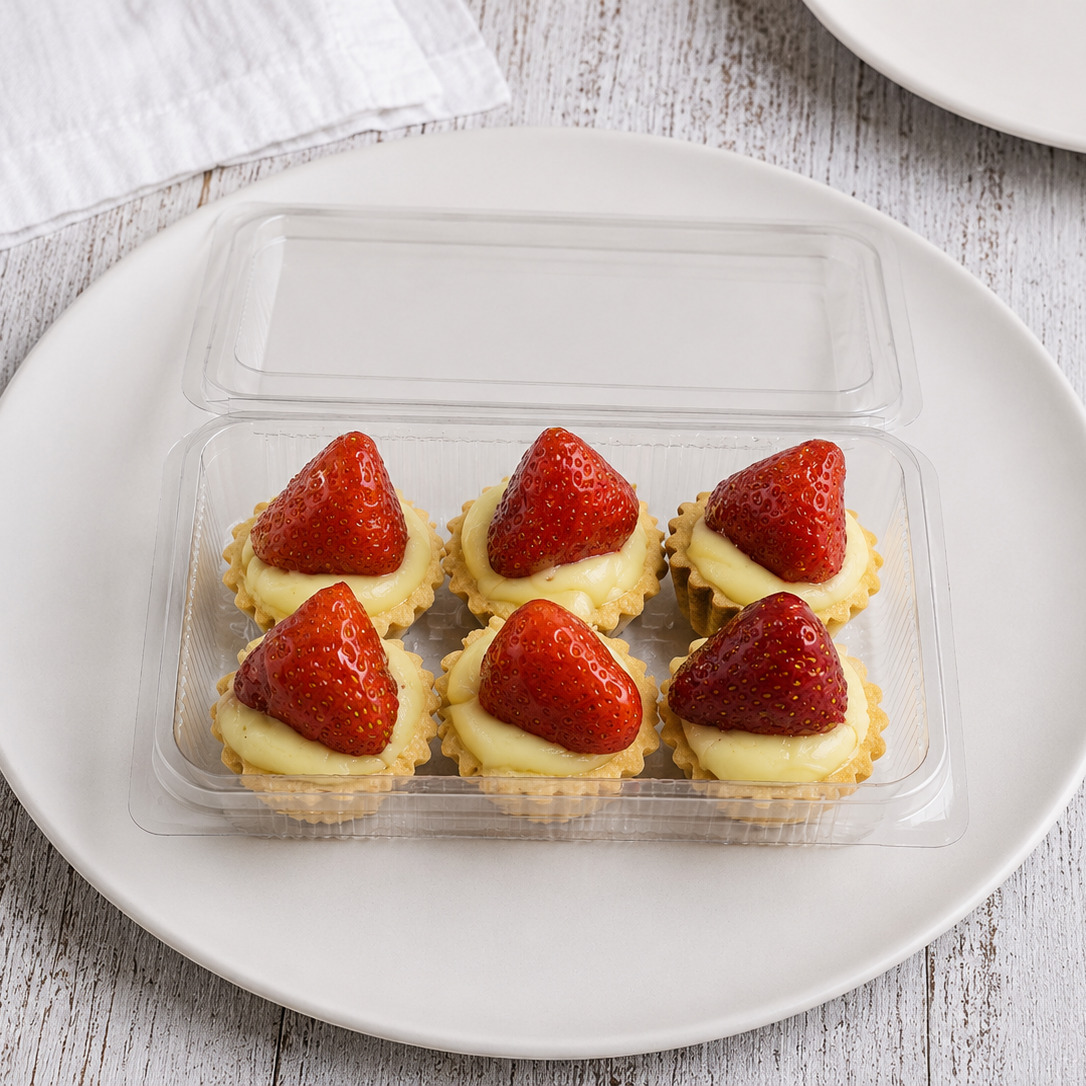 Çilekli Tartolet (6 Adet) (200 Gr)