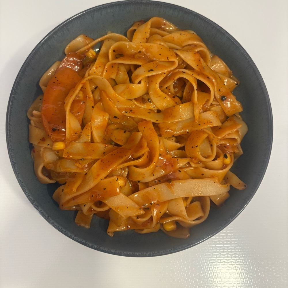 Meksika Soslu Fettuccine
