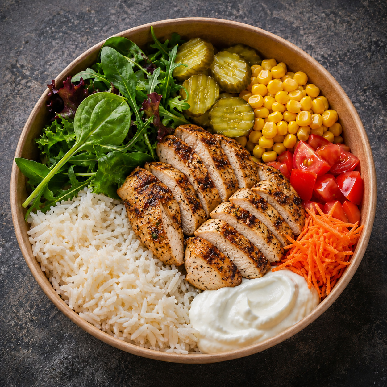 Izgara Göğüs Tavuklum Bowl