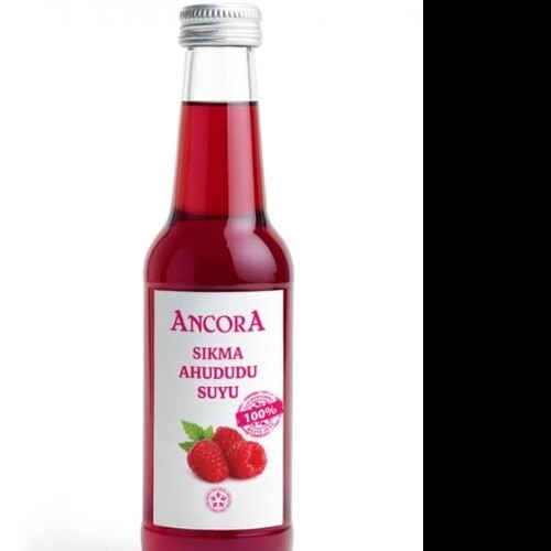 Ahududu Suyu, Sıkma, Cam Şişe, 250 Ml.