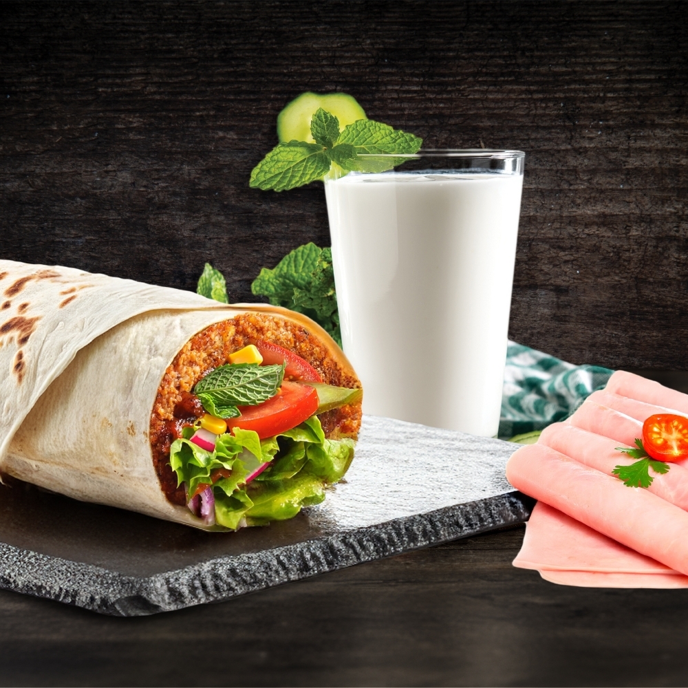Dana Jambonlu Çiğ Köfte Dürüm