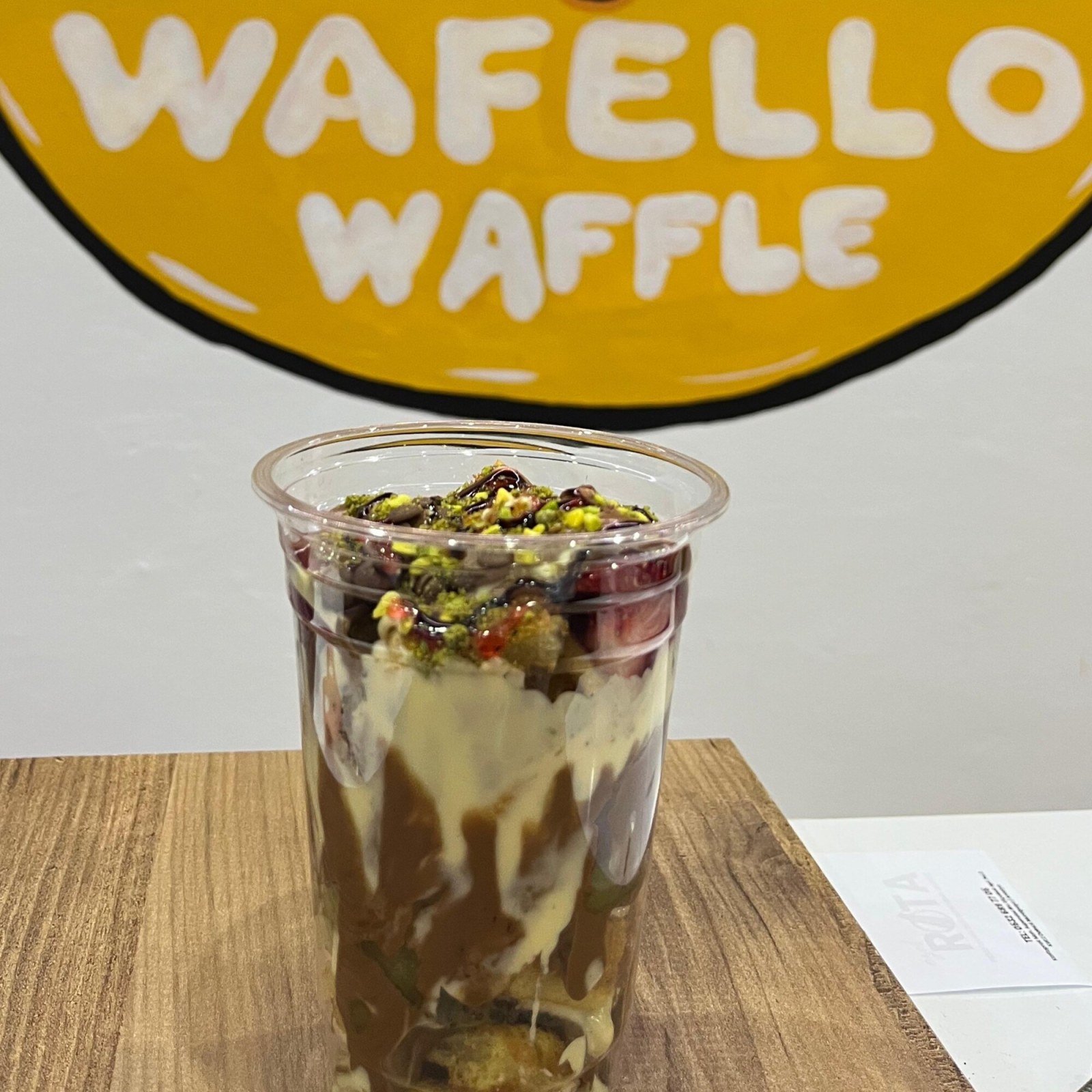 Cup four waffle