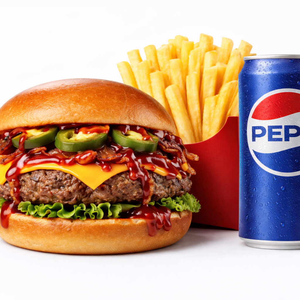 Mr Meksika Ateşi Burger Menu