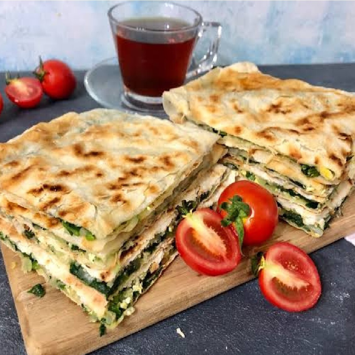 Ispanaklı Peynirli Gözleme