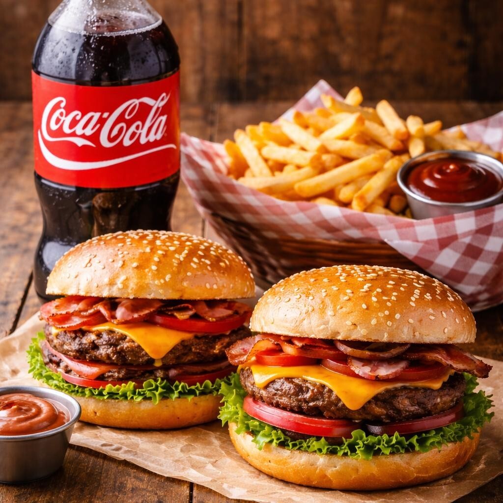 3'lü Burger Menü