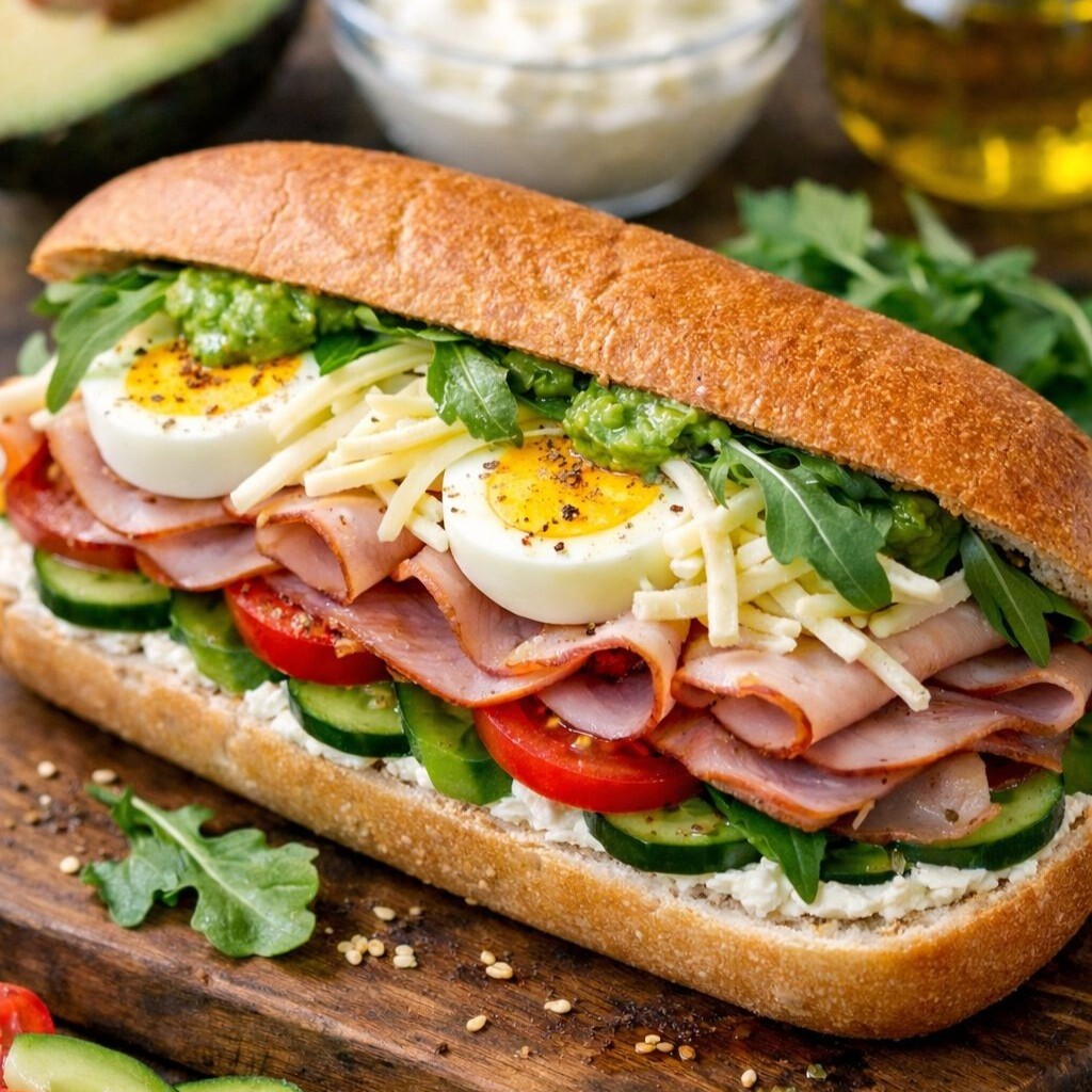 Duble Proteinli Sporcu Sandviç