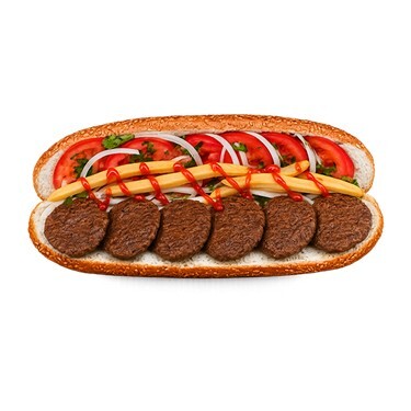 1,5 Ekmek Arası Köfte (6 Köfte)