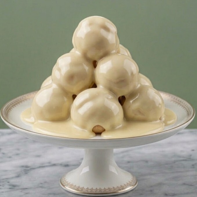 Beyaz Çikolatalı Profiterol (600 gr)