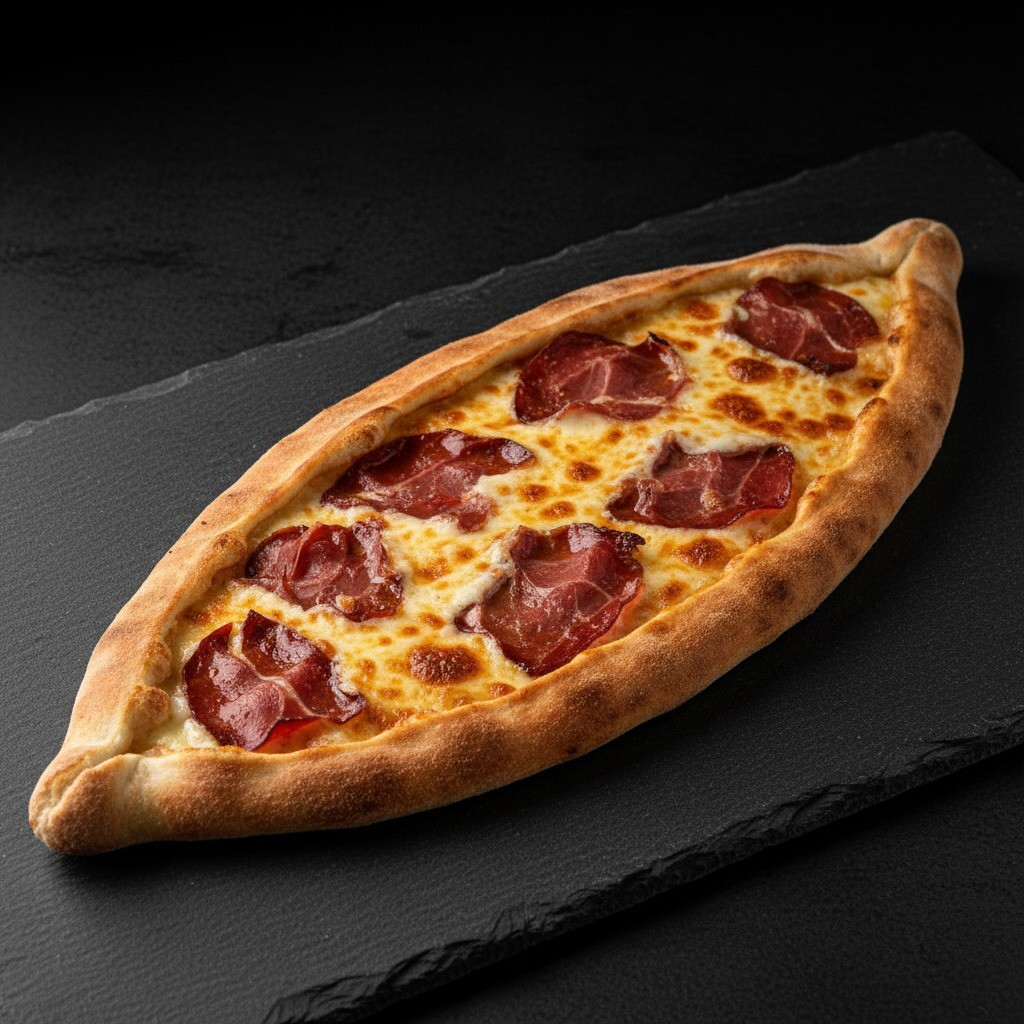 Pastırma Kaşarlı Pide (1 Porsiyon)