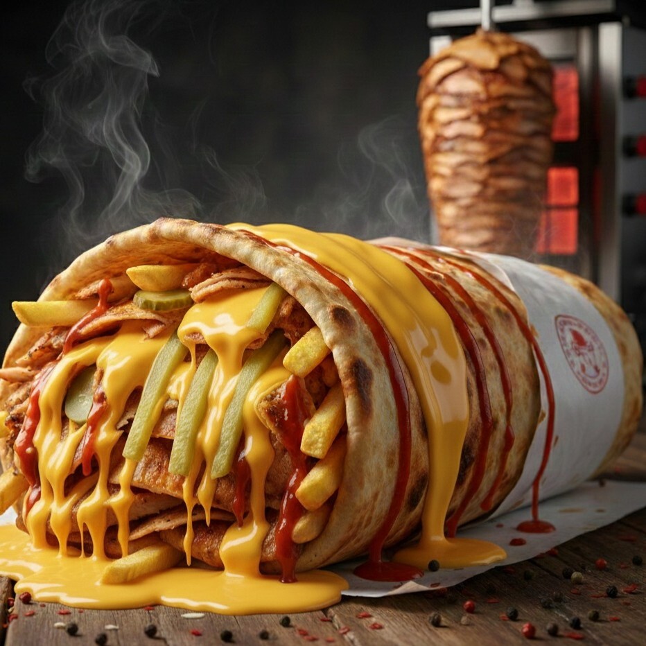Cheddar'lı Burrito (Oturan) Dürüm