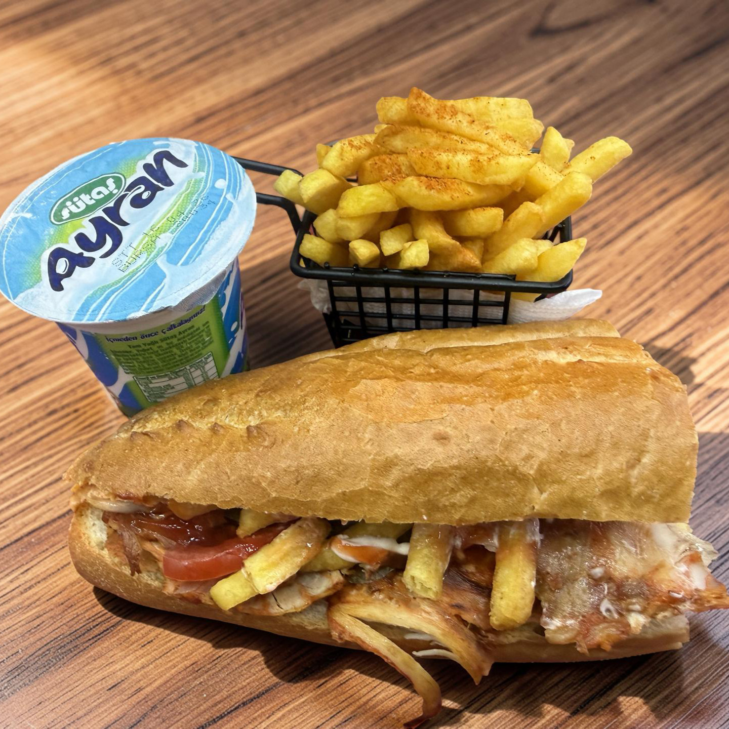 Yarım Ekmek & Patates Menü