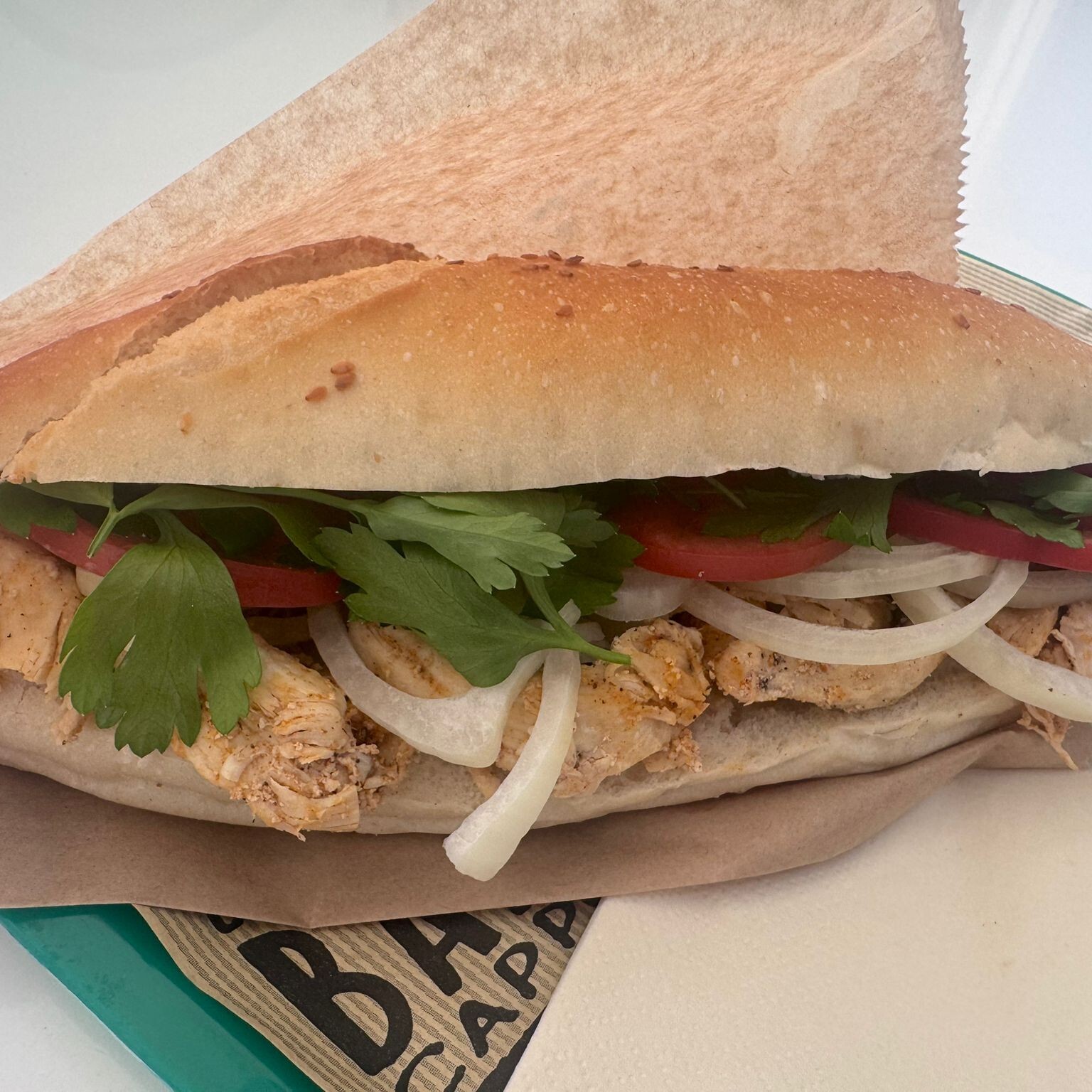 Tavuk kavurma Ekmek