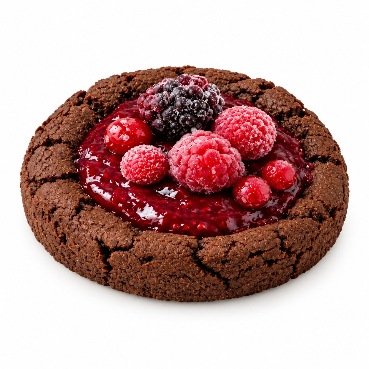 Orman Meyve Dolgulu Çikolatalı Cookie