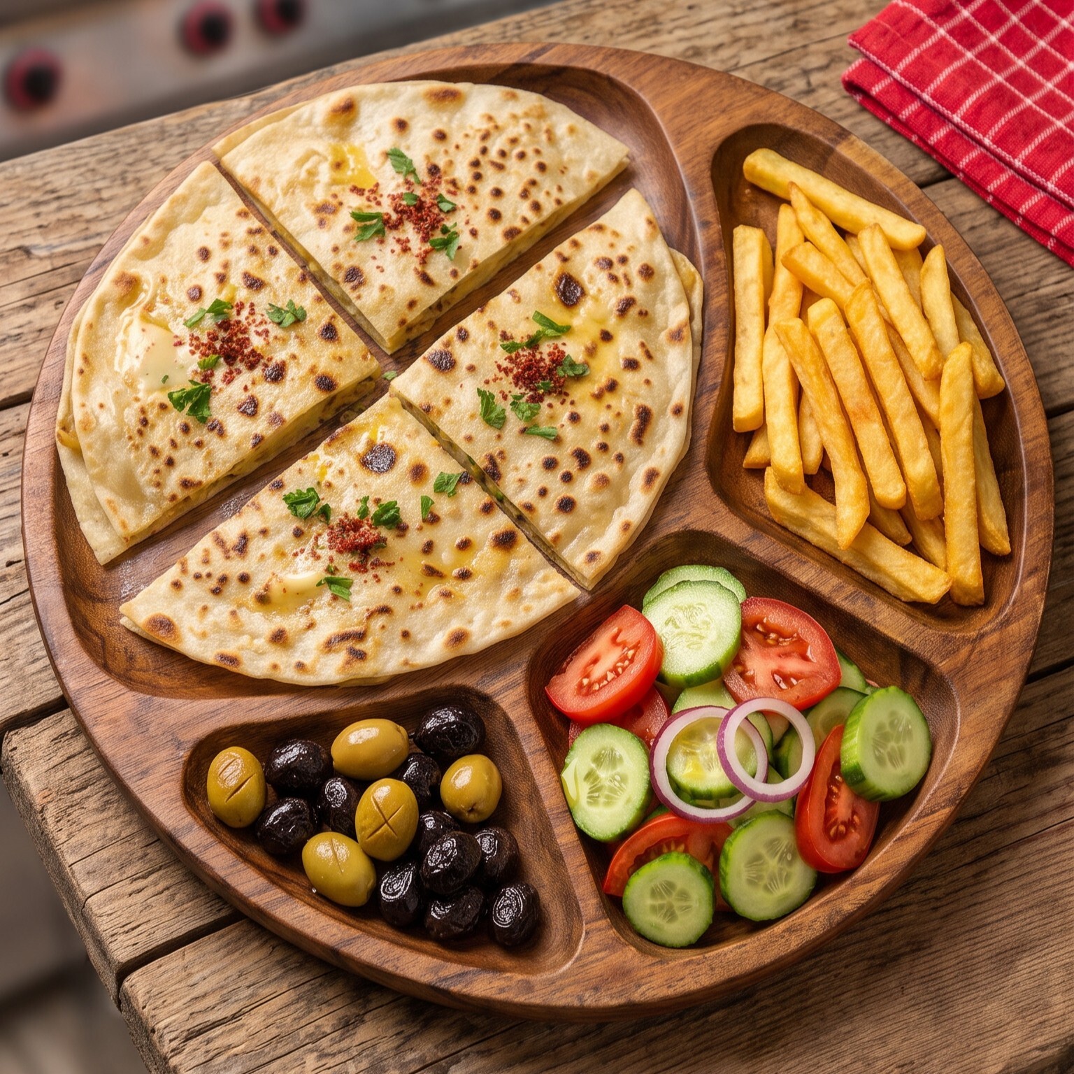 Patatesli Gözleme Menü