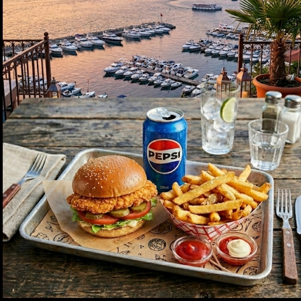 Tavuk Burger Menü