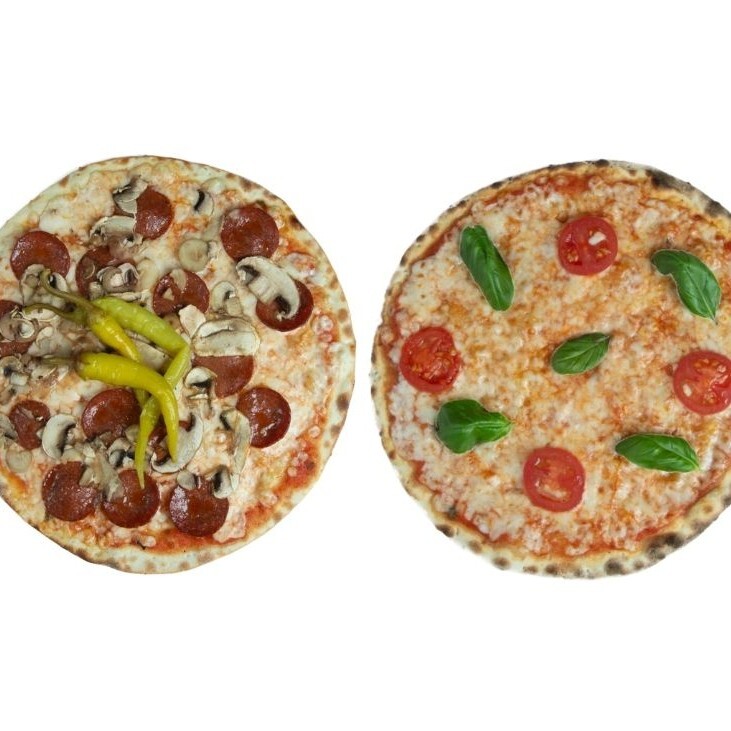 Sucuklu Pizza (Orta Boy) + Margarita Pizza (Küçük Boy)