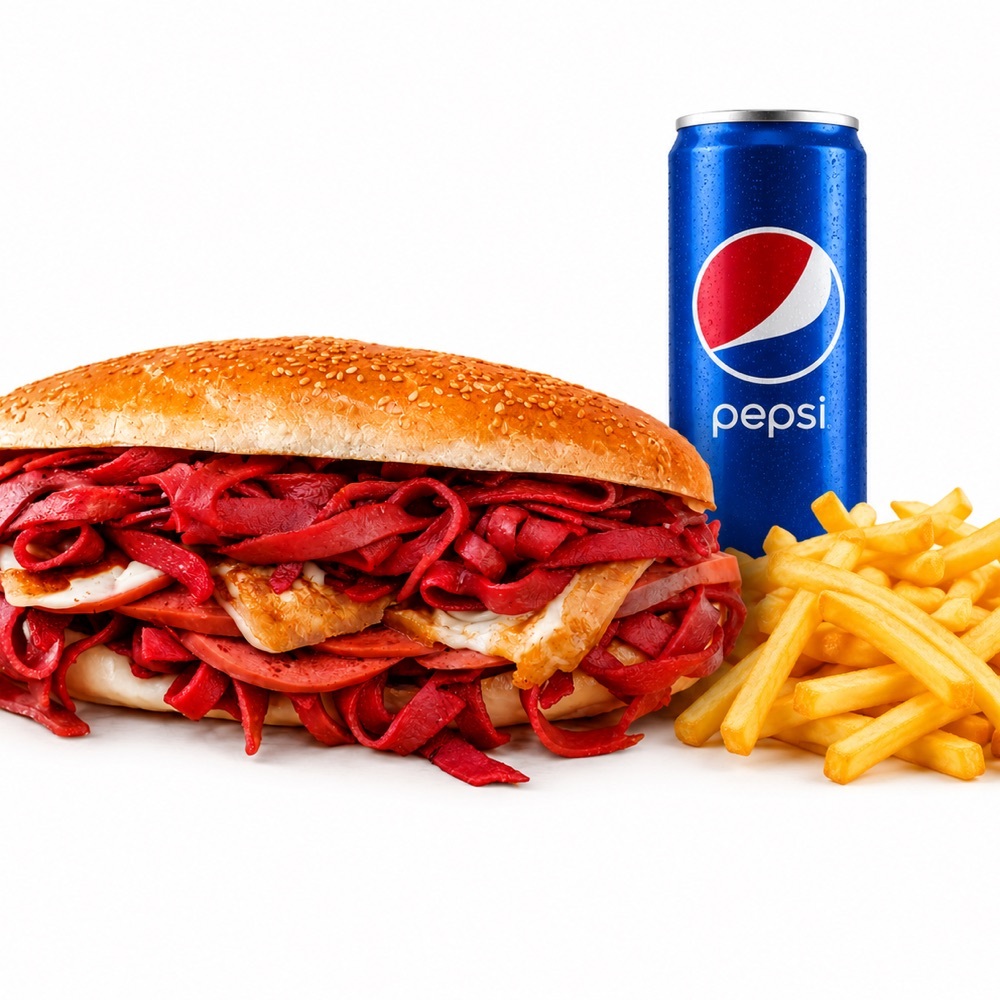 Kumru İzmir + Patates Cips + Cola