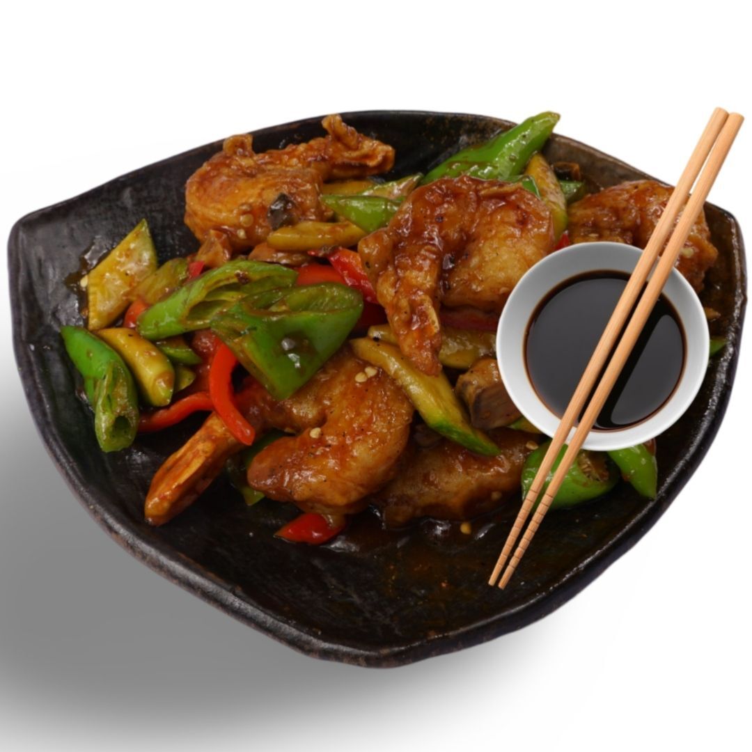 77- Sichuan Usulü Acılı Jumbo Karides