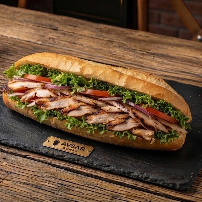 Baget Ekmek Tavuk Döner