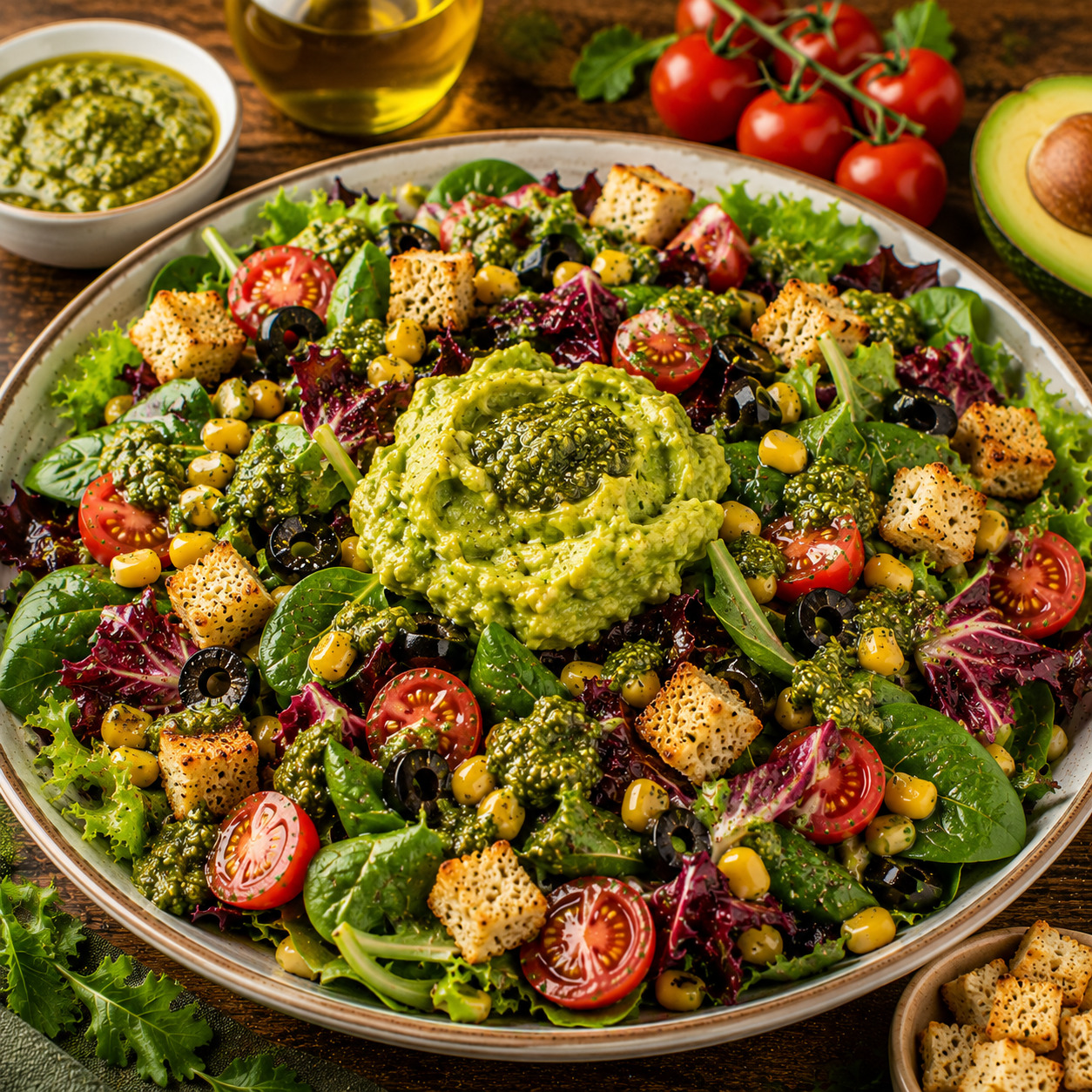 Avokado Püreli Detoks Salatası