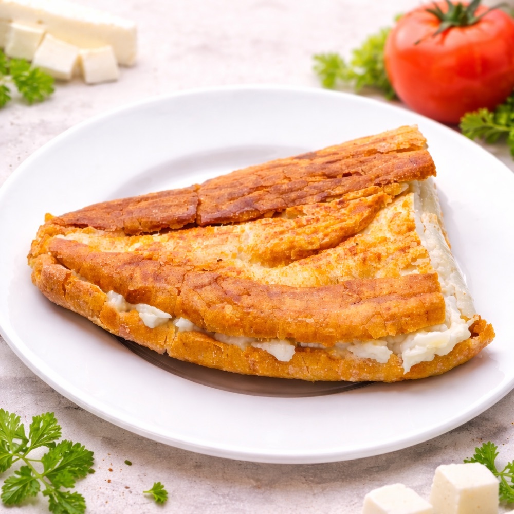 Beyaz Peynirli Üç Çeyrek Tost
