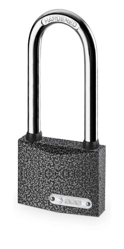 ASMA KİLİT GRİ BOYALI UZUN KANCA 63MM