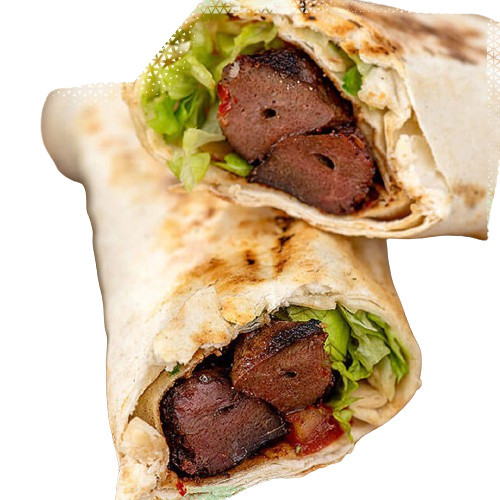 Ciğer Şiş Dürüm ( Liver Skewer Wrap )