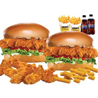 Gamer Double Box (2x Chicken Fillet + 2x 5 Li Tenders+ 2xMozarella)