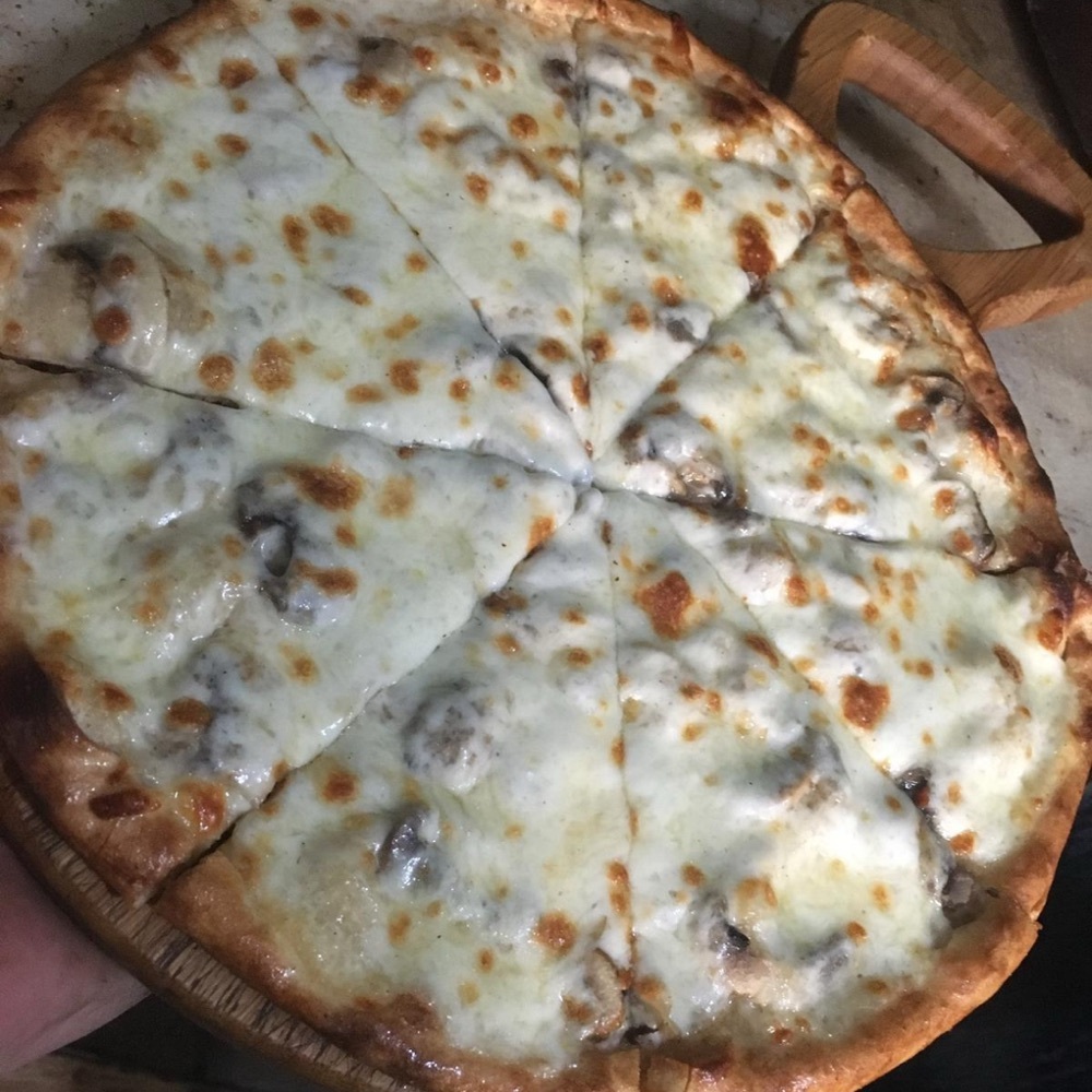 Kaşarlı Mantarlı Pide (Yuvarlak)