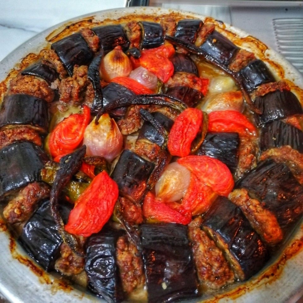 Patlıcan Kebabı + Pilav