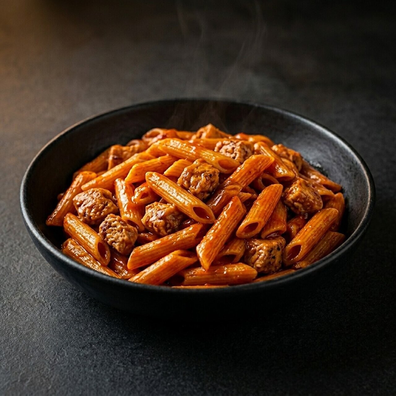 Büyük Boy Tavuklu Domates Soslu Penne