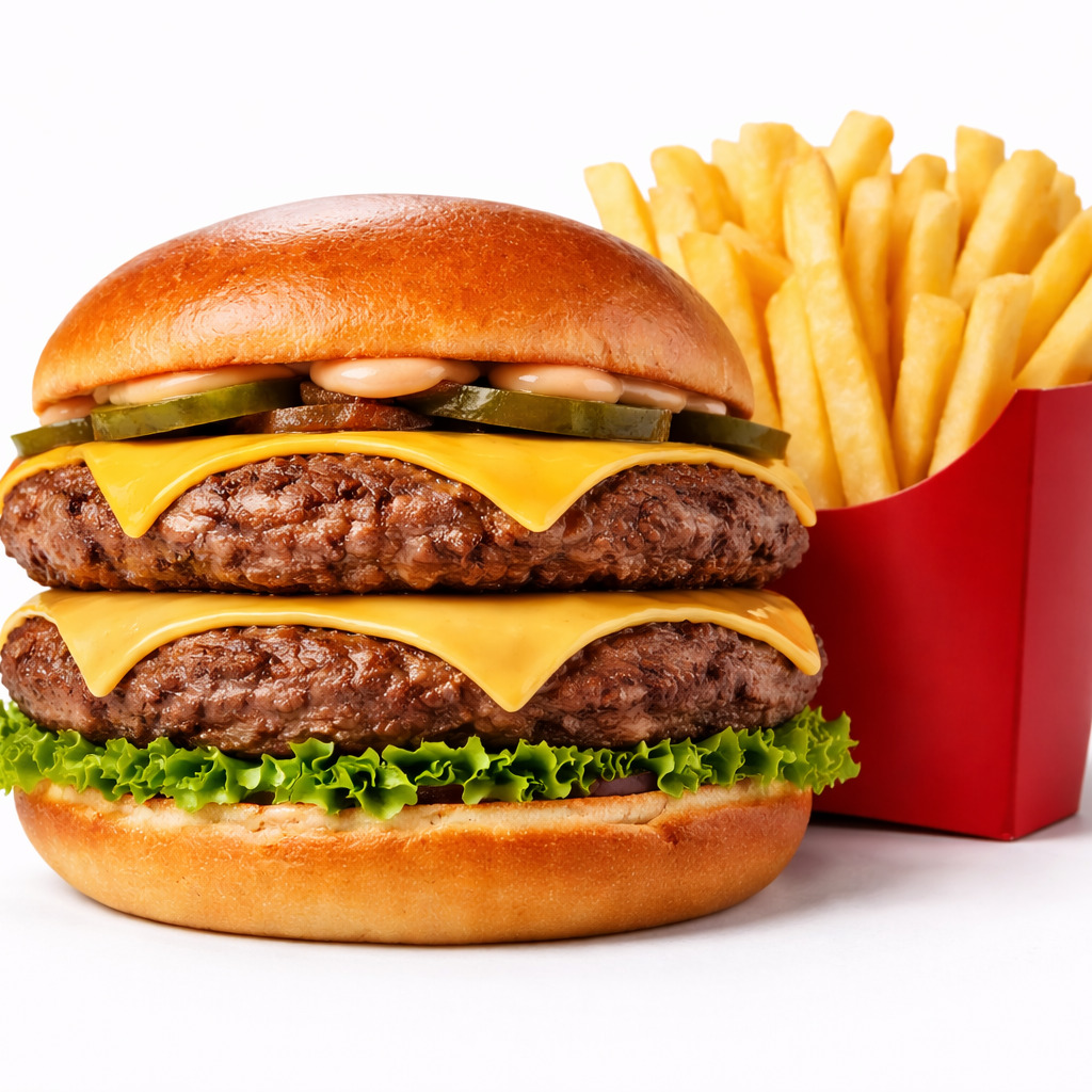 Mr Dubleks Cheeseburger