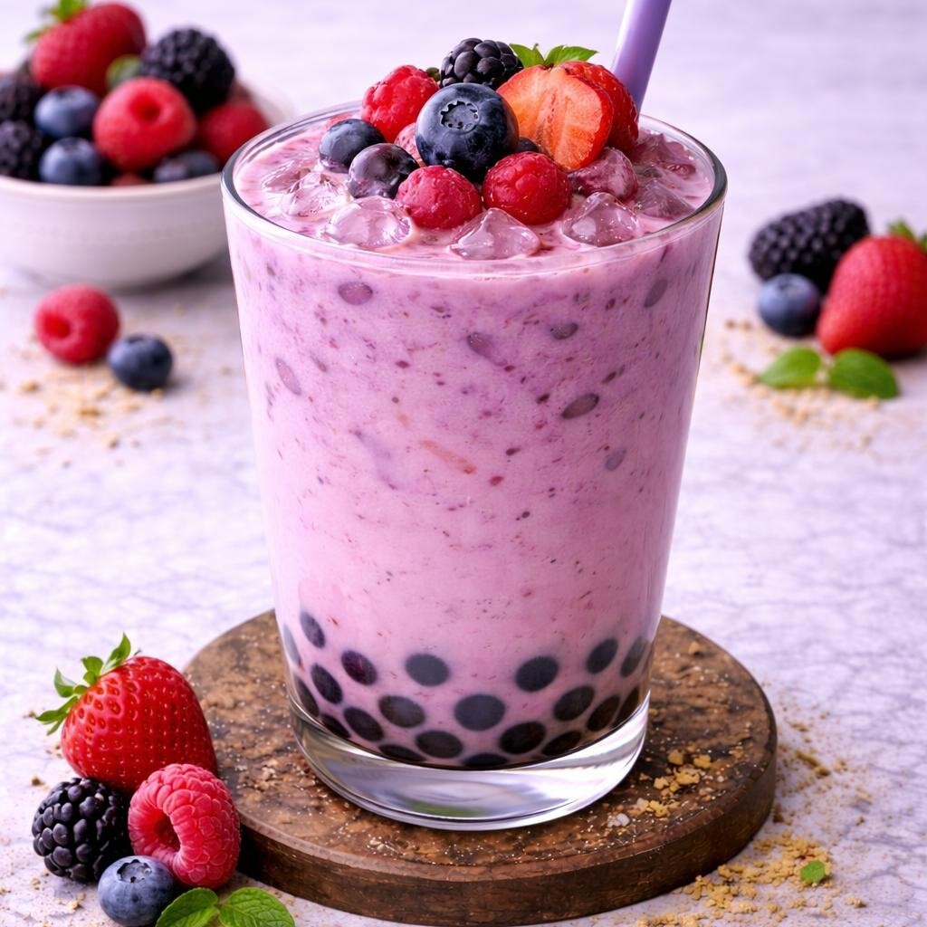 Blueberry Bubble Tea