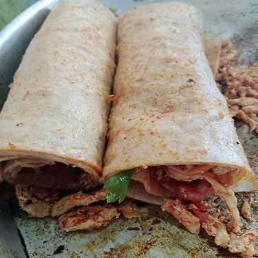 Mersin Usulü Tavuk Tantuni Çift Lavaş