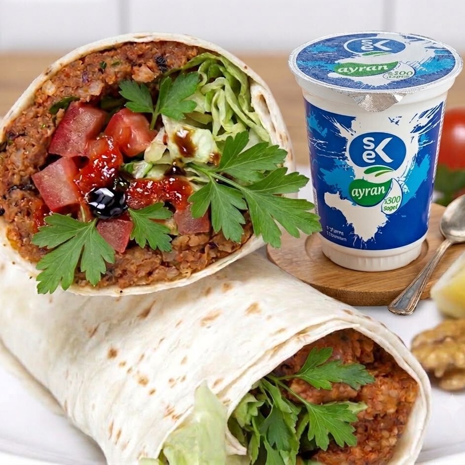 Çiğ Köfte Dürüm (100 gr) & Ayran (170 ml)