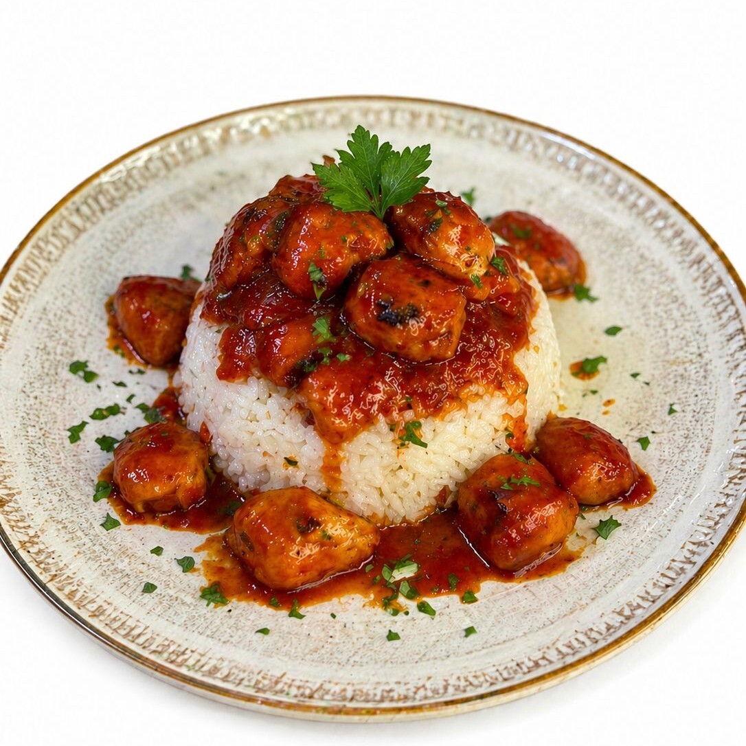 Sriracha Tavuklu Pilav