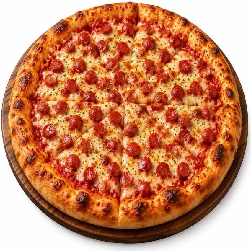 Sosisli Pizza (Büyük Boy)