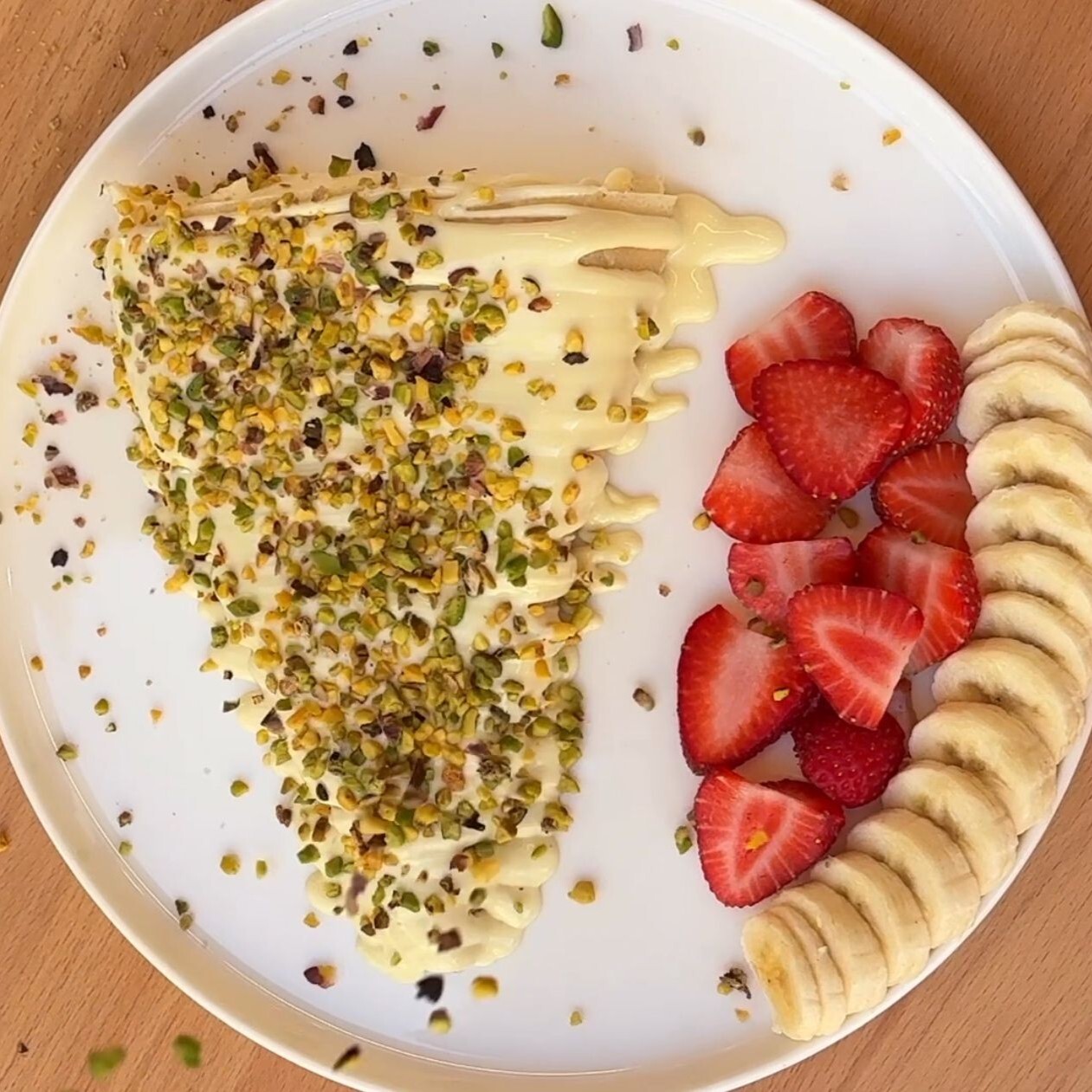 FISTIKLI CREAM KREP (%100 GERÇEK ÇİKOLATALI)