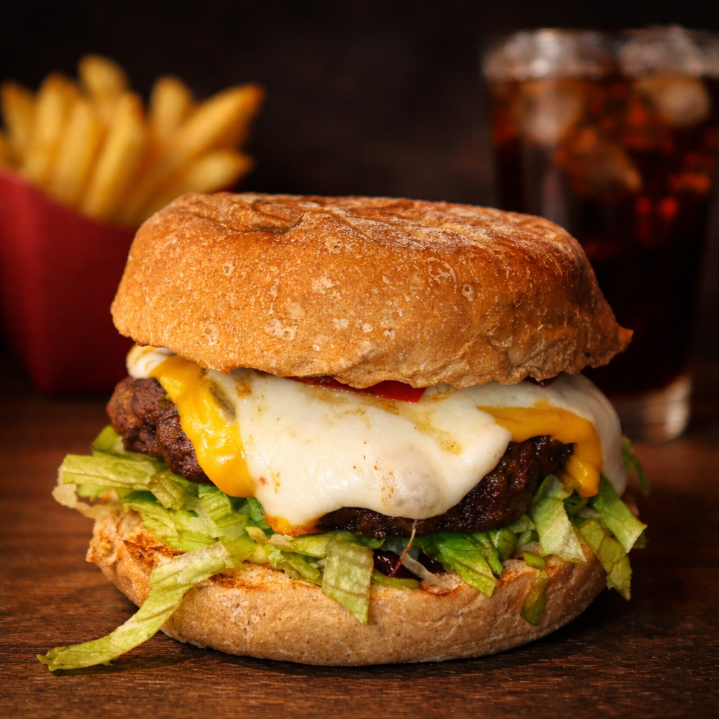 Cheese Burger (150 gr.)