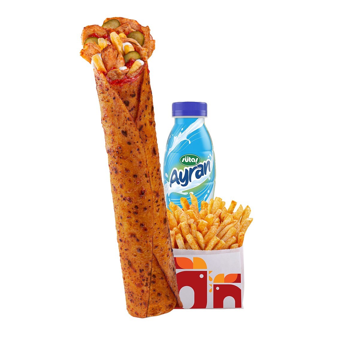 Zurna Tavuk Dürüm Menü